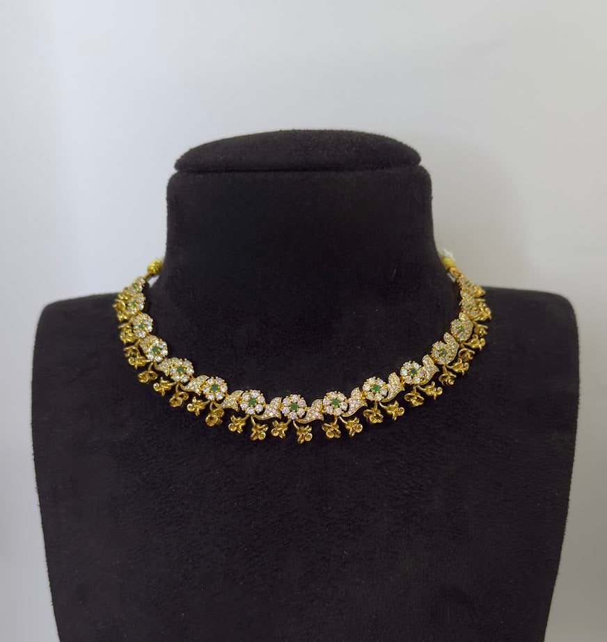Golden Bloom Short Necklace