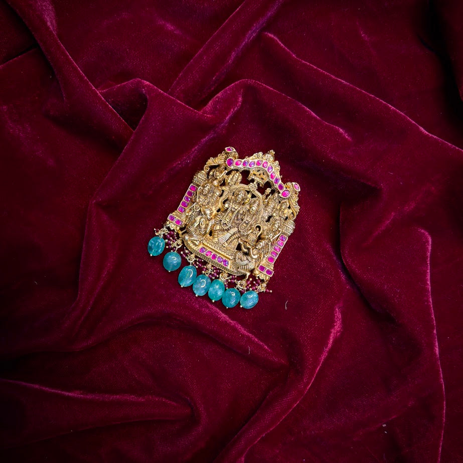 Ramparivar Kundan Pendant