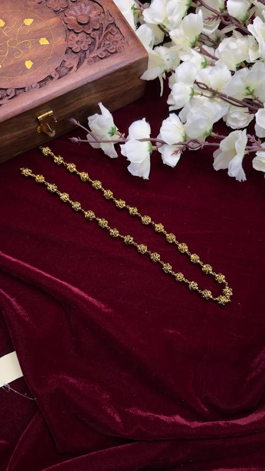 Temple Design Gundu Mala