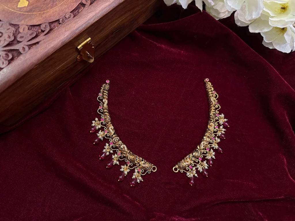Ruby Kanti Neck Piece- Only Kanti