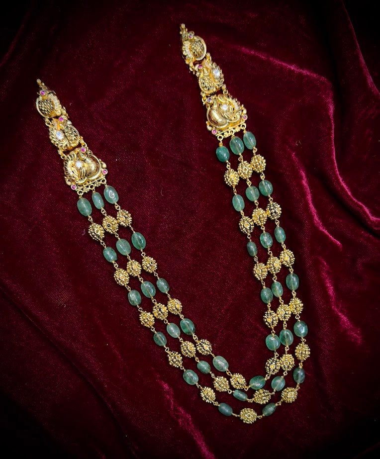 Green Bead Gundu Mala