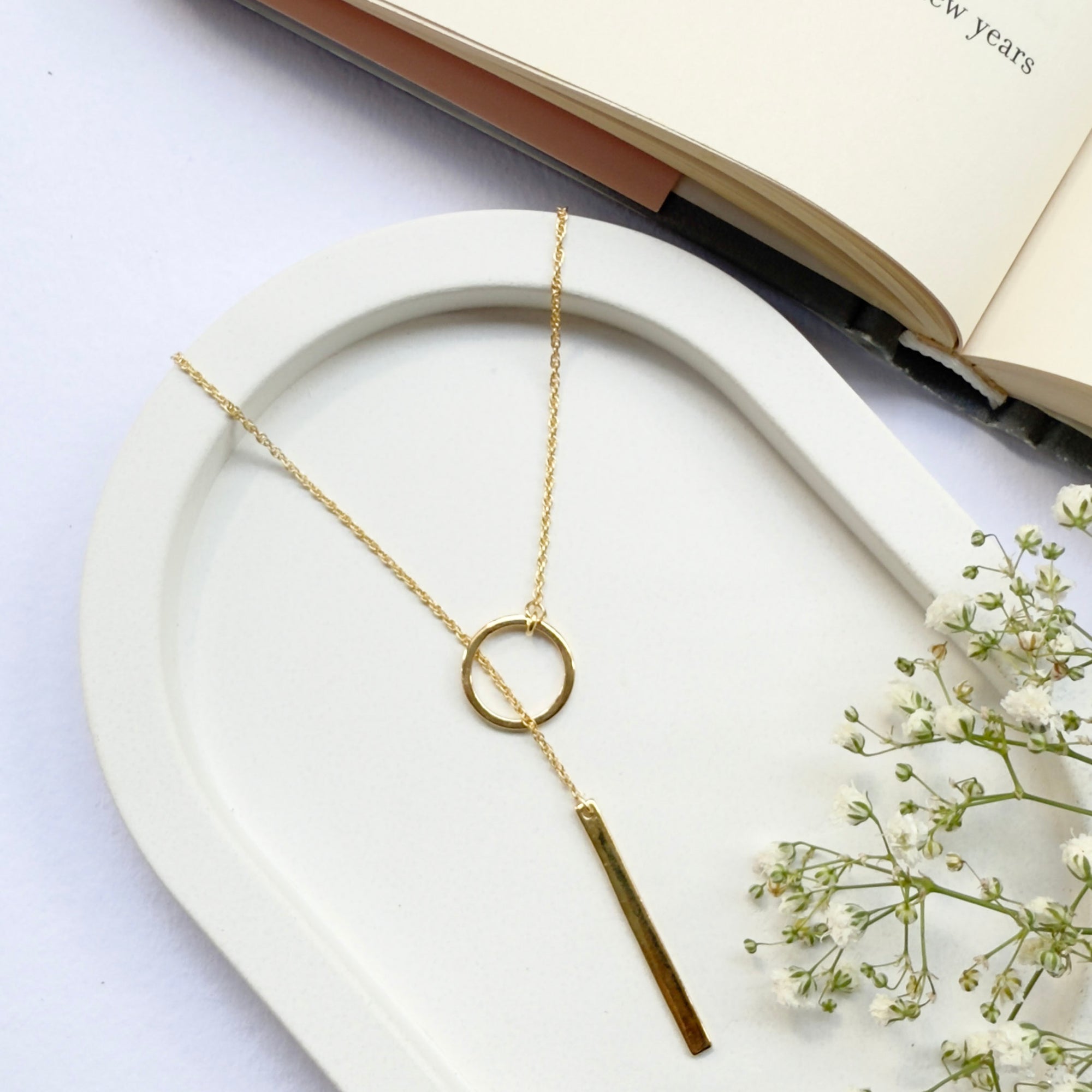Halo Drop Necklace