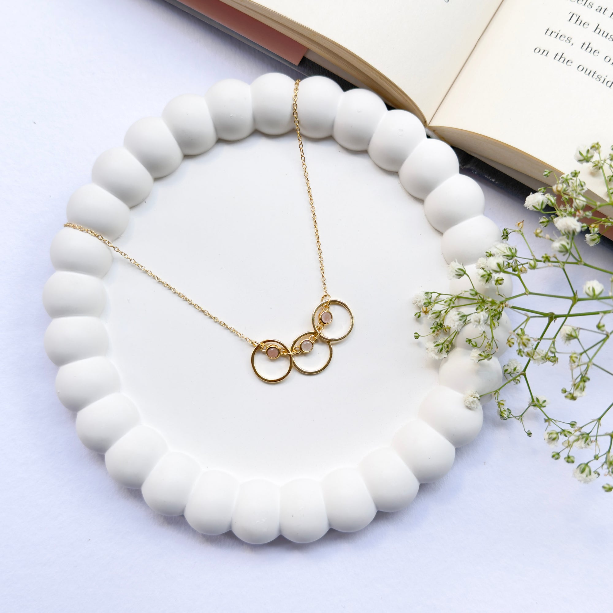 Rose Charm Necklace