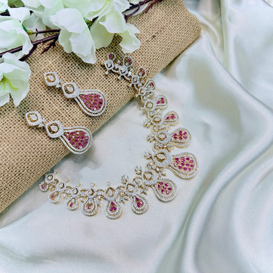 Ruby Teardrop necklace