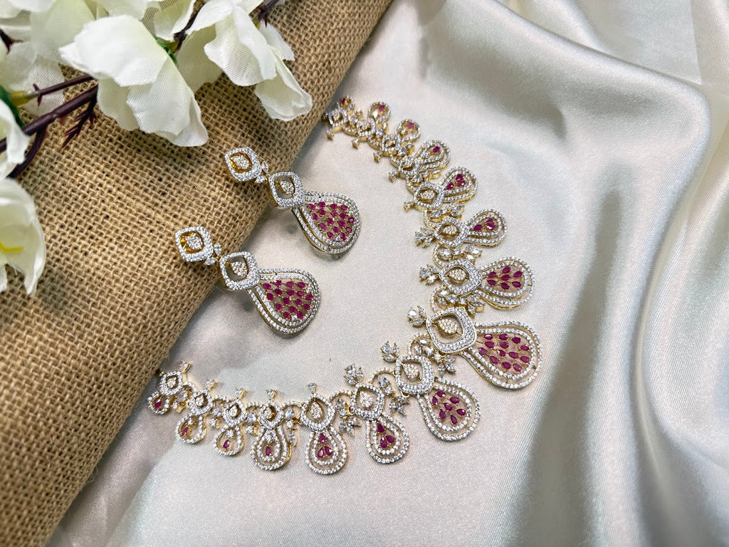 Ruby Teardrop necklace