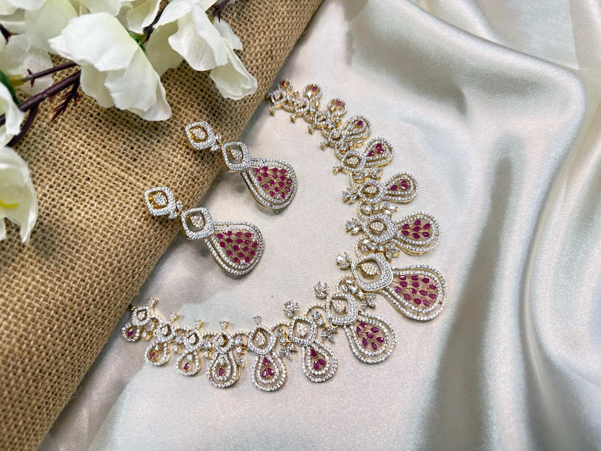 Ruby Teardrop necklace