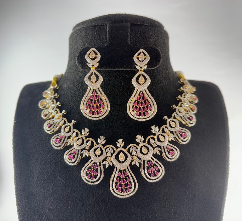 Ruby Teardrop necklace