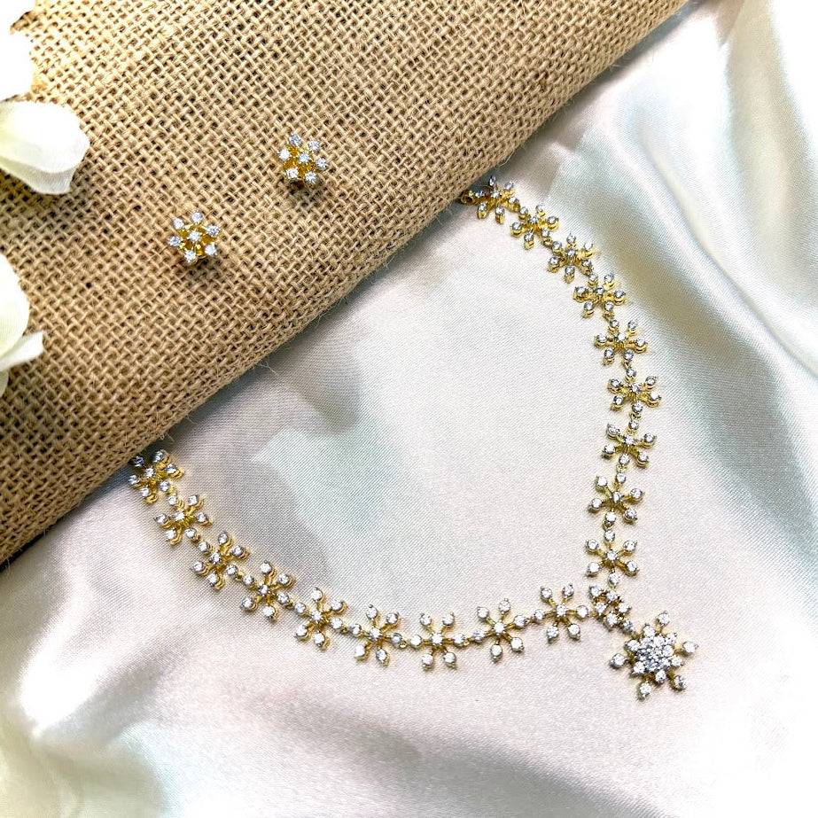 Felora Diamond Design Necklace